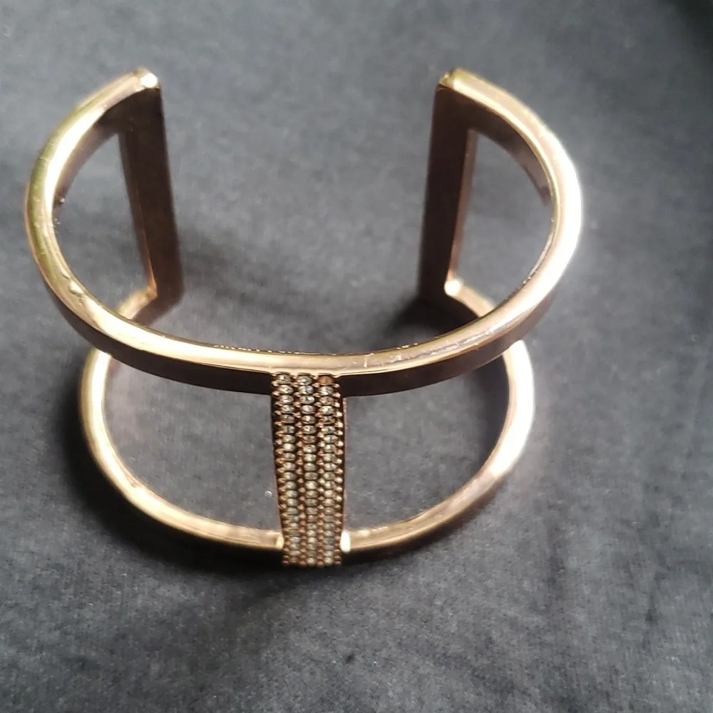 Vince Camuto Rose Goldtone Rhinestone Bracelet - Picture 4 of 6
